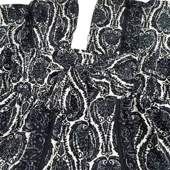 Elan Boho Hippie Floral Tiered Palazzo Wide Leg Dressy Pants Women's Size M - Picture 4 of 9